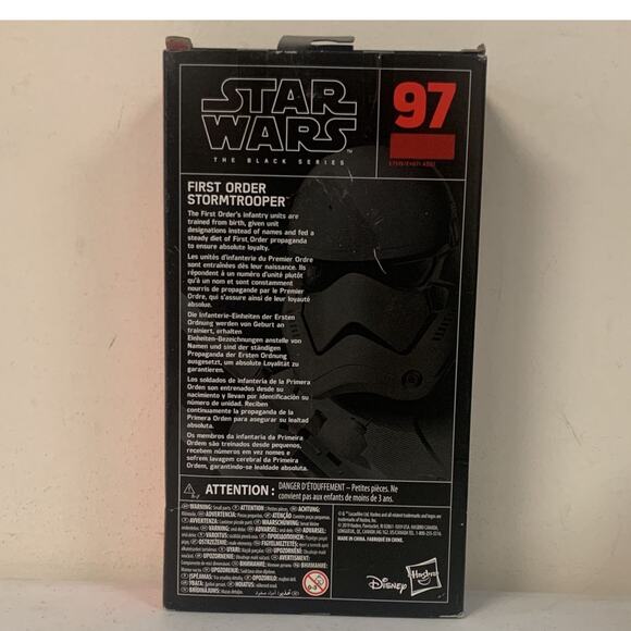 Star Wars The Black Series 97 First Order Stormtrooper 6” Action Figure - Picture 2 of 6